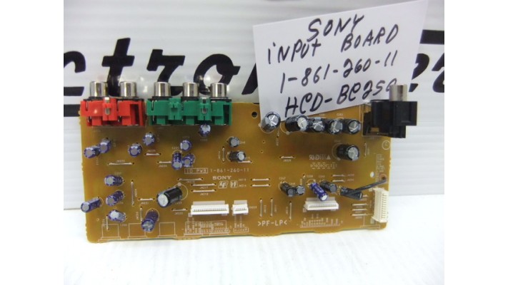 Sony 1-861-260-11 input board